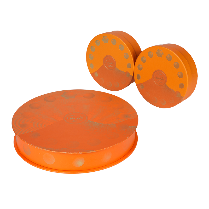 Pevná kulatá bonboniéra odolná proti vlhkosti