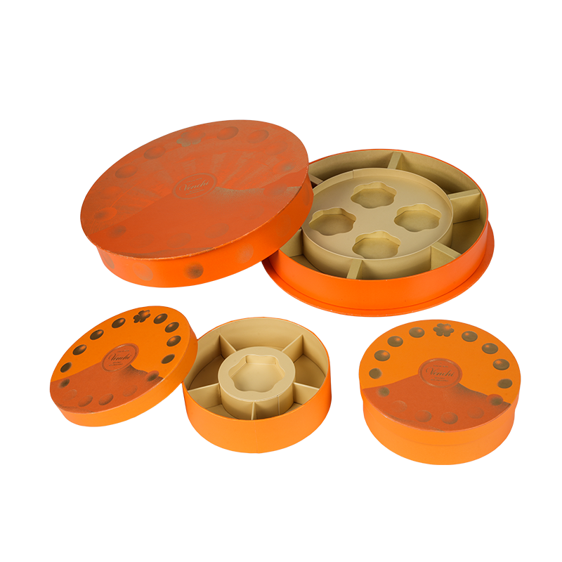 Pevná kulatá bonboniéra odolná proti vlhkosti