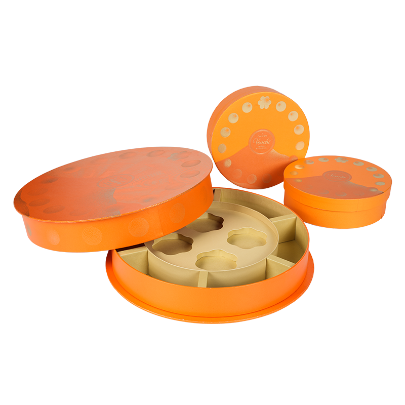 Pevná kulatá bonboniéra odolná proti vlhkosti