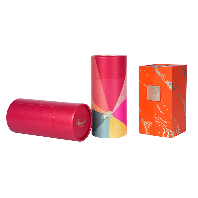 Pevné odklápěcí víko (nebe-země) kulatá bonboniéra