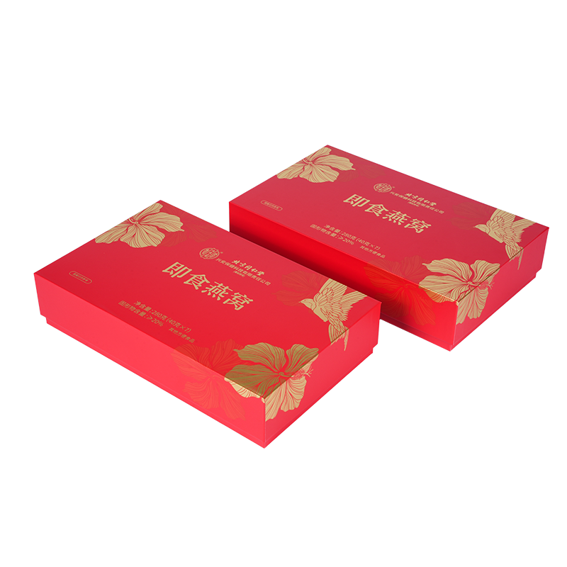 Dárková krabička ptačí hnízdo s pevným odklápěcím víkem