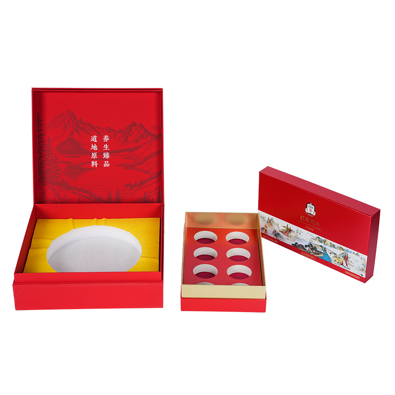 Dárková krabička ptačí hnízdo s pevným odklápěcím víkem