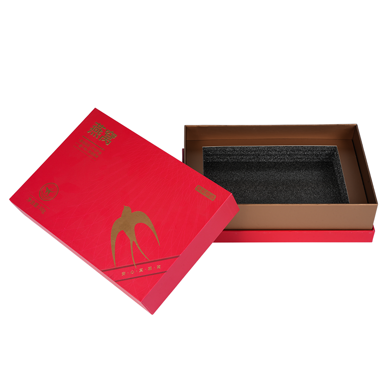 Dárková krabička ptačí hnízdo s pevným odklápěcím víkem