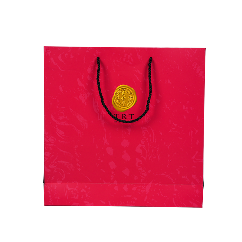 Vertikální bílá kartonová taška na zdravotní doplňky