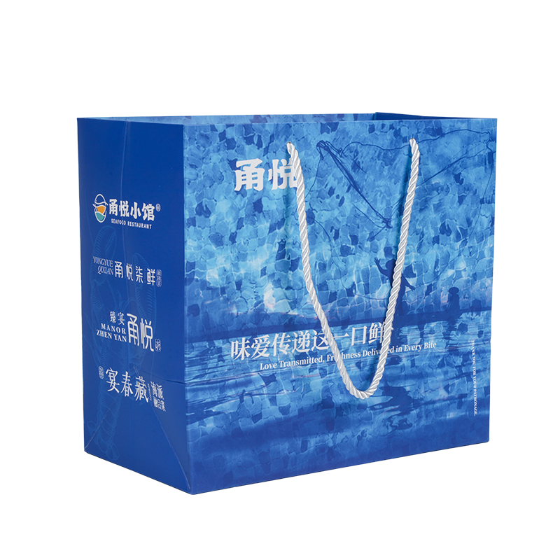 Středně měkká kraftová papírová taška s sebou