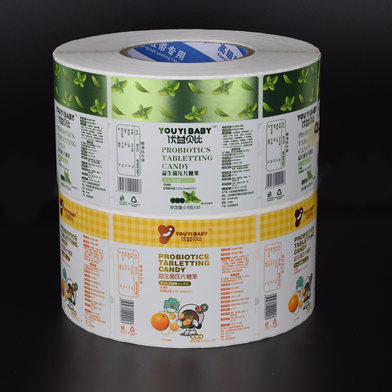 Lepicí štítek z potahovaného papíru