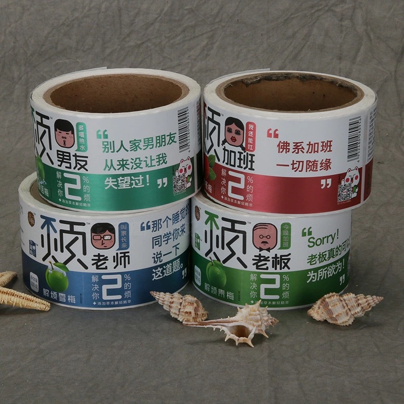 Lepicí štítek z potahovaného papíru