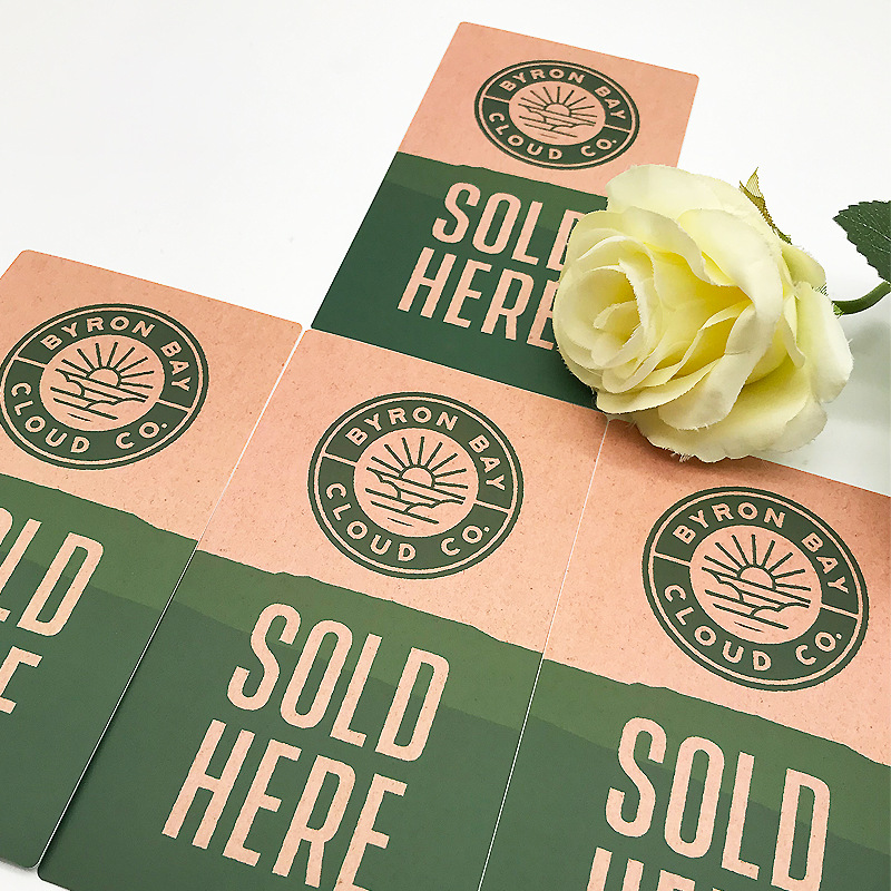 Kraftová nálepka potravinářské kvality – pekárna a maloobchodní etiketa