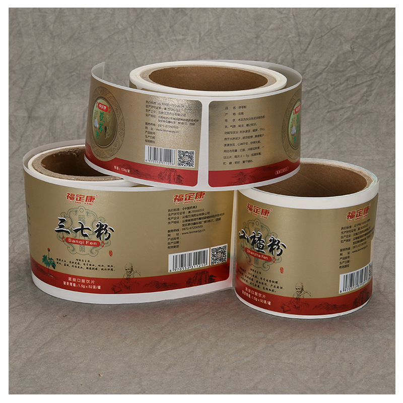 Samolepící etikety pro zdravotní doplňky